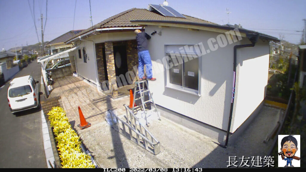 物置倉庫増築〜コーキング作業（宮崎市）