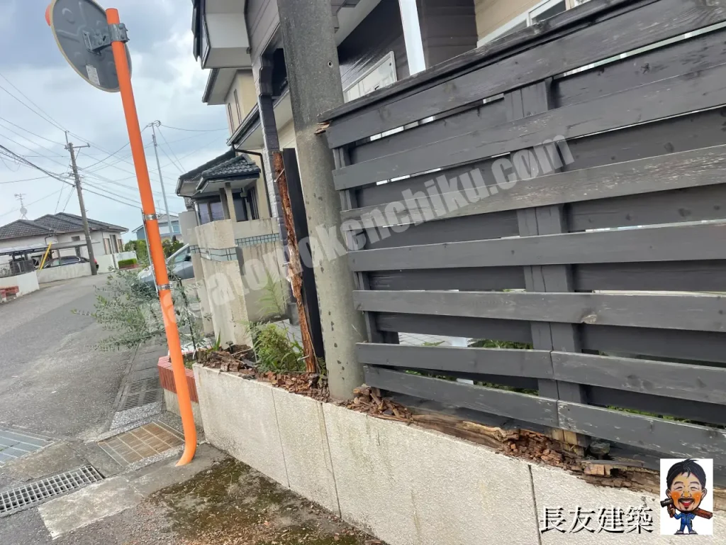 宮崎市のフェンスリフォームとルーバー工事